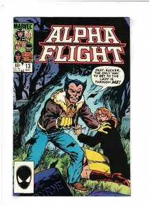 Alpha Flight #13 VF 8.0 Marvel Comics 1984 John Byrne, Wolverine app. 
