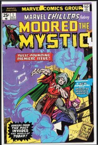 Marvel Chillers #1 (1975) Modred the Mystic [Key Issue]