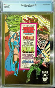 Marvel Comics Presents #78 (1991) - CGC 9.6 - Cert#4007950010