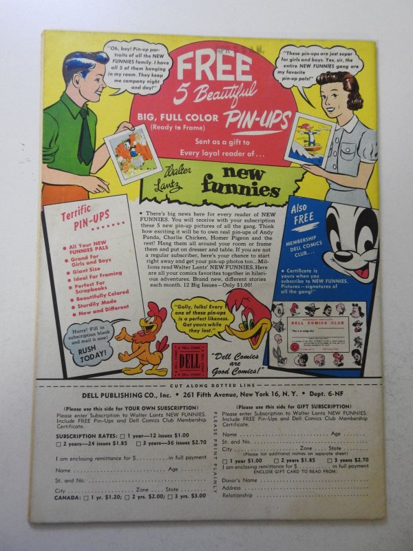 Walter Lantz New Funnies #184 (1952) FN Condition!