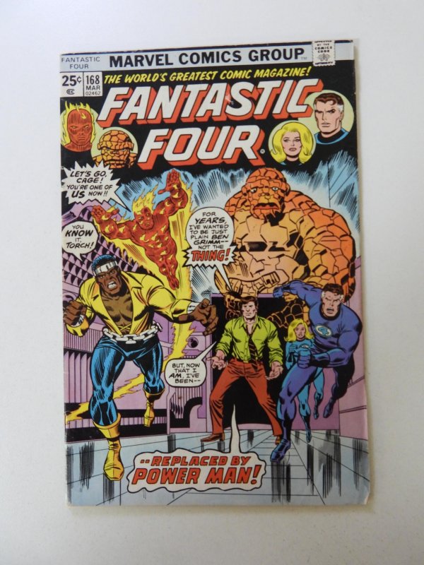 Fantastic Four #168 (1976) MVS Intact! Sharp VG+ Condition!