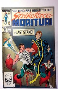 Strikeforce: Morituri #31 (1989) Marvel Comics 1st Print Comic Book