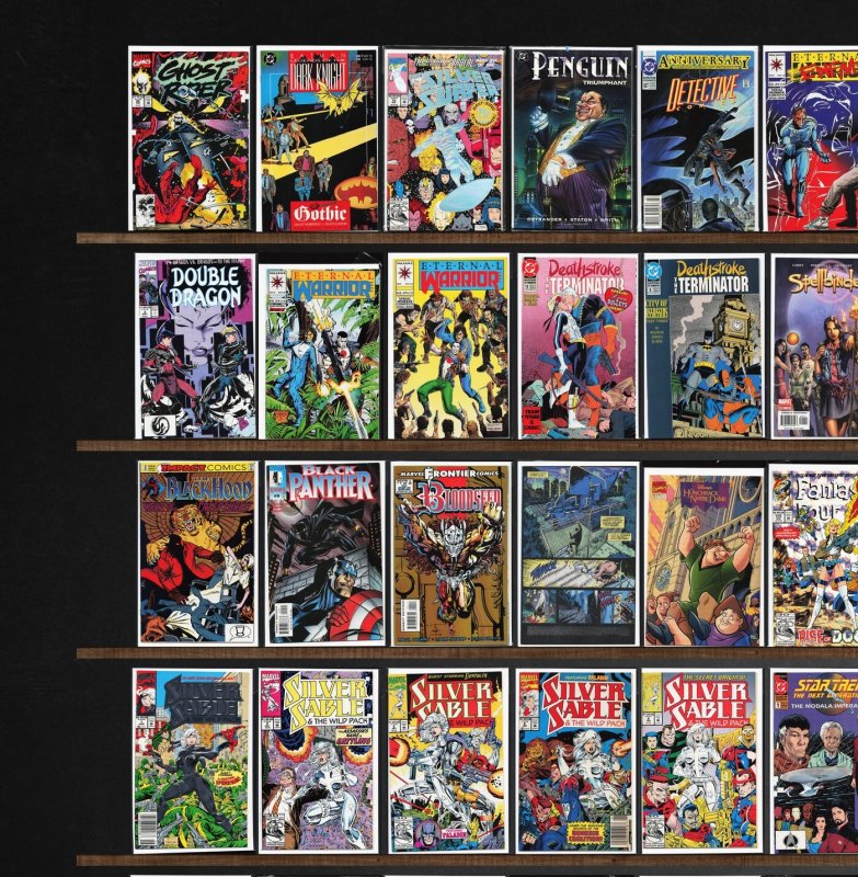 Huge Lot 150+ Comics with Eternal Warrior, Silver Surfer & More!