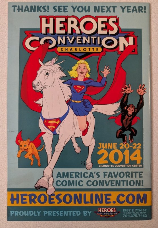 Heroes Convention Charlotte Program 2013 Lee Weeks Cover Signed By Lee Weeks HTF