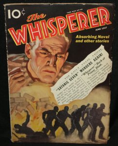 The Whisperer Pulp Magazine Vol.2 #3 - Satanic Seven Murders Again (FN-) 1937