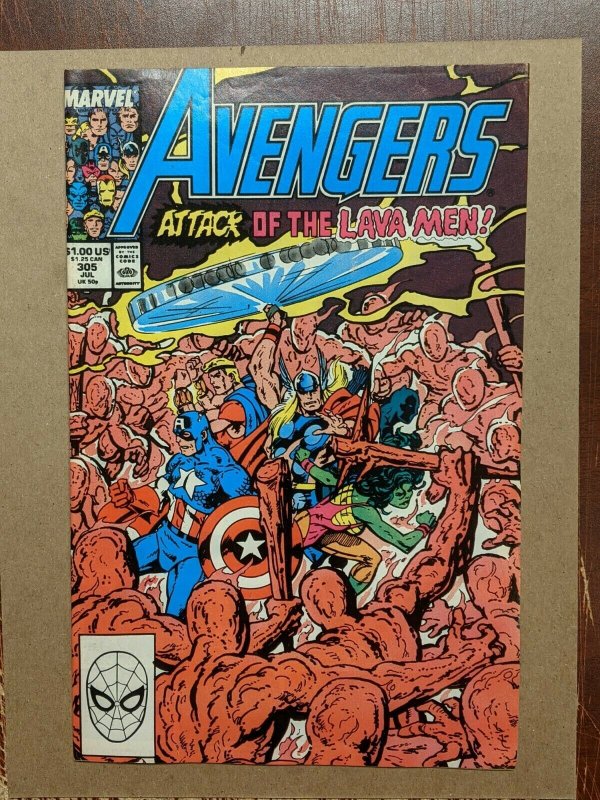 The Avengers # 305 Marvel Comic Spider-Man She-Hulk Thor Captain America YY12