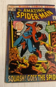 The Amazing Spider-Man #106 (1972)squash goes the spider fading lower front.