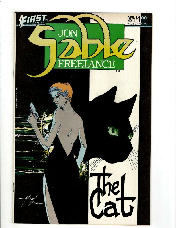 12 Jon Sable Freelance First Comics # 1 2 3 4 5 6 7 8 9 10 11 12 Spy Thrill HG4