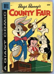 Bugs Bunny's County Fair #1 1957- 30 cent Canadian edition VG-