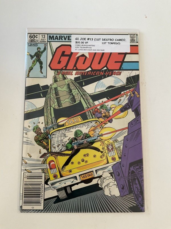 GI Joe 13 Very Fine Vf 8.0 Marvel