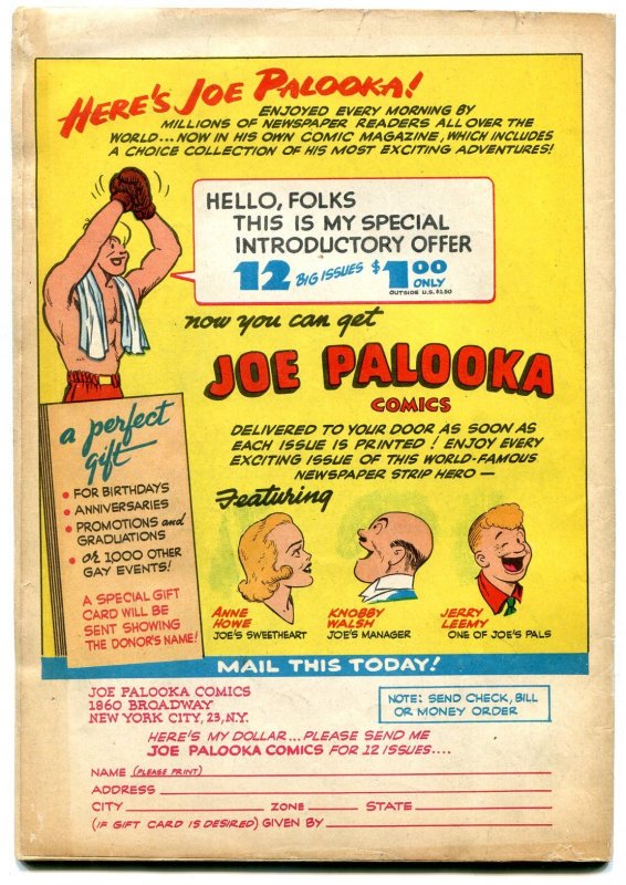 Joe Palooka #6  1946 - Harvey  -FN+ - Comic Book