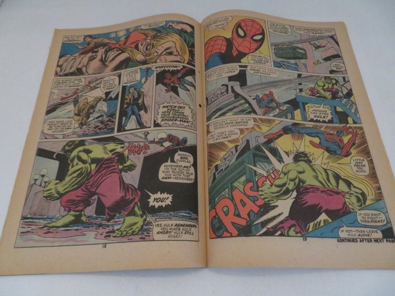 The Amazing Spider-Man #120 (1973) Incredible Hulk Comic Book VG+ 4.5