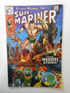 Sub-Mariner #21  (1970) VG/FN Condition!