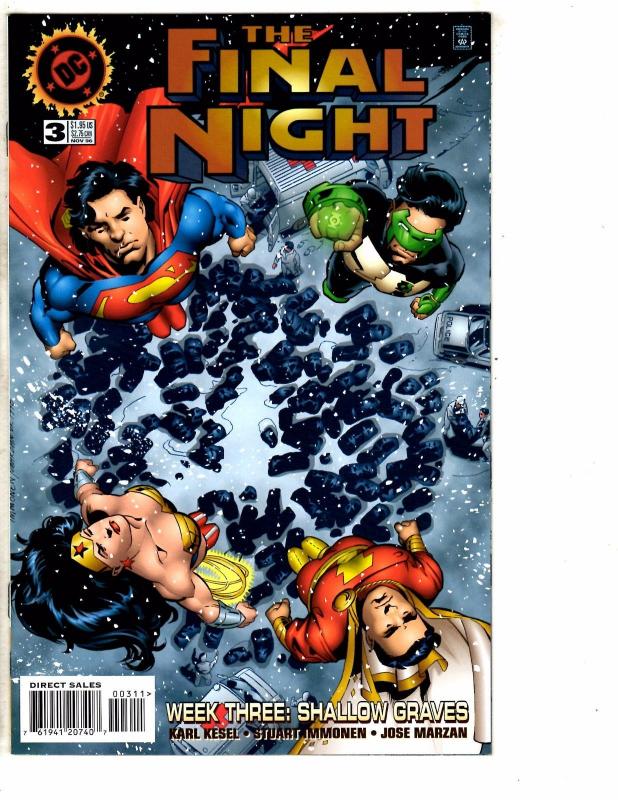 The Final Night DC Comics Complete Ltd Series # 1 2 3 4 Batman Flash Arrow J220