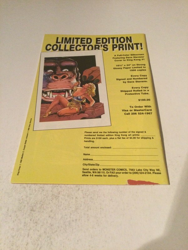 King Kong official adaptation 1 fn Fine 6.0 Monster Comics
