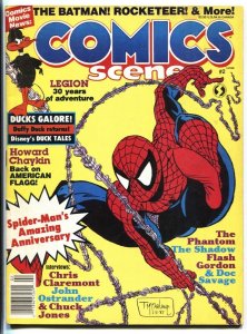 Comics Scene #2 early VENOM appearance-Pre-dates ASM #300 1988