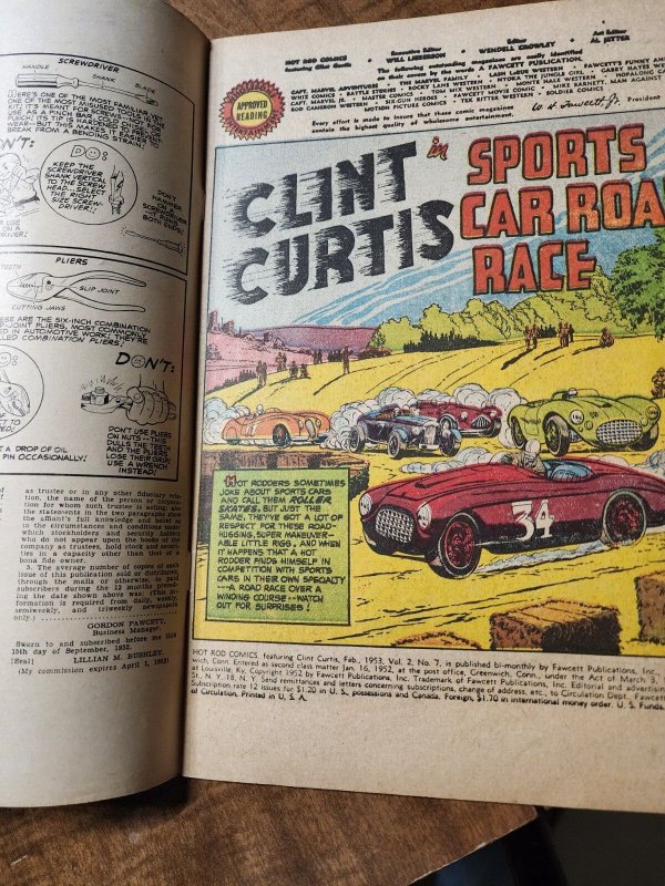 Hot Rod Comics No 7  1953
