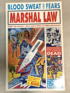 Marshal Law: Blood, Sweat, And Fears (1993) TPB By Pat Mills Dark Horse Comics