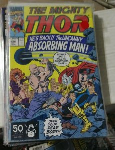 THOR # 436 1991 MARVEL  absorbing man titiana eric masterson