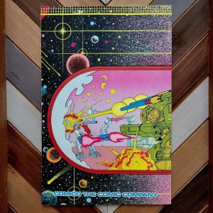 ROBOTECH: The MACROSS SAGA #7 (Comico 1985) Wraparound cover Bye-Bye Mars