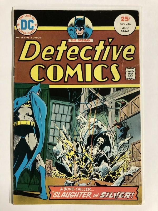 DETECTIVE 446 FINE  April 1975 COMICS BOOK