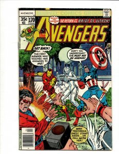 Avengers # 170 FN Marvel Comic Book Hulk Thor Iron Man Captain America BJ1