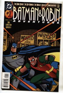 Batman and Robin Adventures #1--1995--HARLEY QUINN wanted poster--comic book