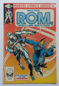 Rom #21 (Aug 1981, Marvel) VF- 7.5  