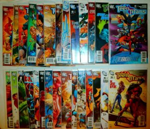 Teen Titans V3 (2003) #1/2,1-28,34-51,53-64,66,67+ Geoff Johns, comics lot of 66