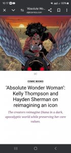 Absolute Superman Flip Wonder Woman Ashcan Special Edition No Words New