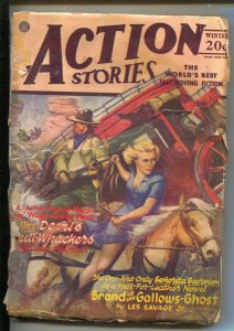 Action Stories-Winter 1945-Senorita Scorpion-GGA cover-Les Savage Jr-Richard ...