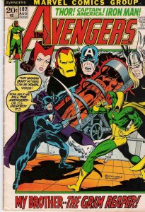Avengers, The #102 FN ; Marvel | Grim Reaper