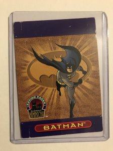 THE ADVENTURES OF BATMAN & ROBIN P1 promo card; Skybox 1996 NM/M; TV, Cartoon