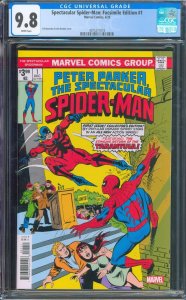 Spectacular Spider-Man: Facsimile Edition 1 CGC 9.8 3882 Marvel 2022 