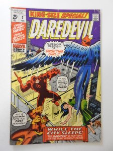 Daredevil Annual #2 (1971) VG- Cond 1 in tear through book, 1/2 in spine split