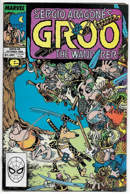 Groo The Wanderer #44 (Marvel, 1988) FN