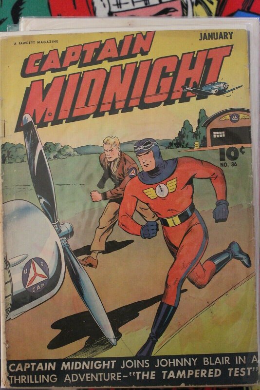 Captain Midnight #36 (Jan-46) VG Affordable-Grade Captian Midnight