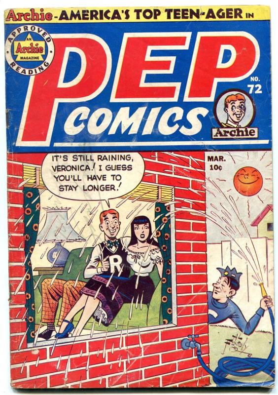 Pep Comics #72 1949- Archie- Nevada Jones- Katy Keene Al Fagaly VG