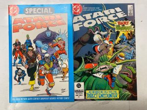 5 Atari Force DC comic books Special #1 #2 3 4 5 24 KM40