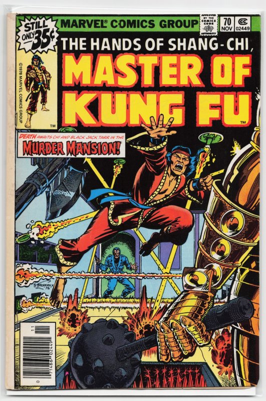 Master of Kung Fu #70 (1978) Master of Kung Fu / Shang-Chi