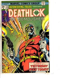 Lot Of 2 Astonishing Tales Marvel Comic Books # 16 31 Deathlok Ka-Zar Zabu JG3