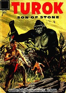 TUROK, SON OF STONE (1954 Series)  (DELL) #6 Very Good Comics Book