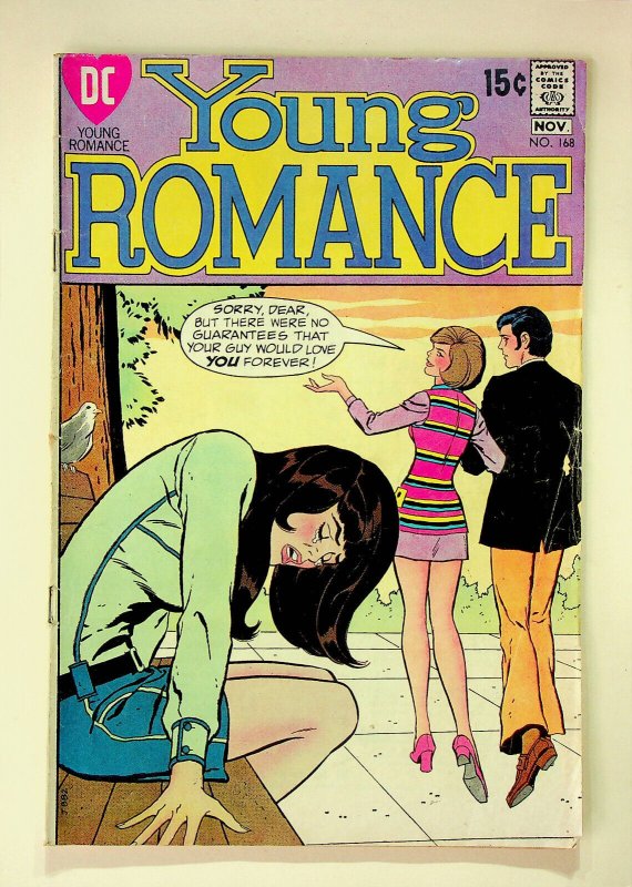 Young Romance #168 (Oct-Nov 1970, DC) - Good