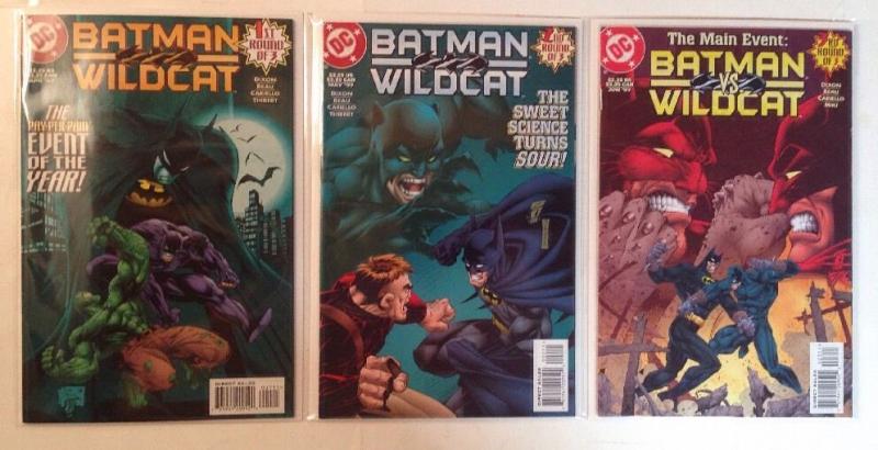 Batman Wildcat 1 2 3  1-3 Complete Near Mint Lot Set Run