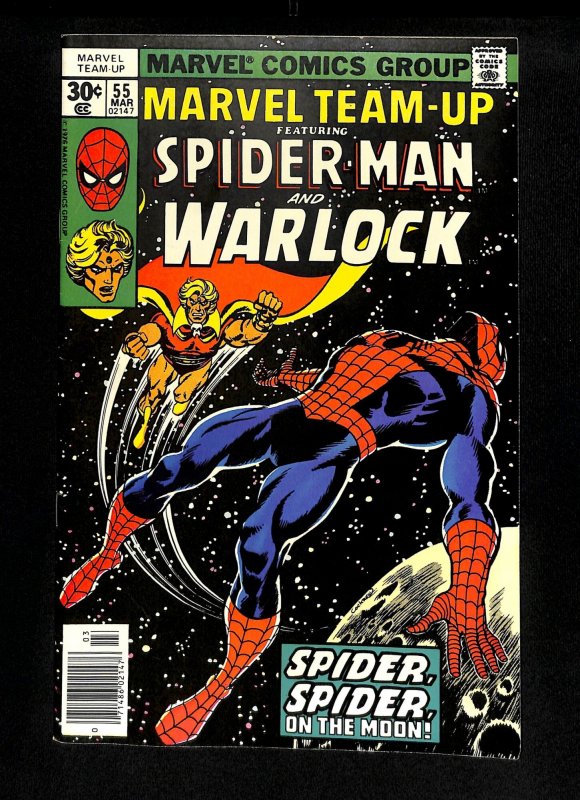 Marvel Team-up #55 Spider-Man Adam Warlock!