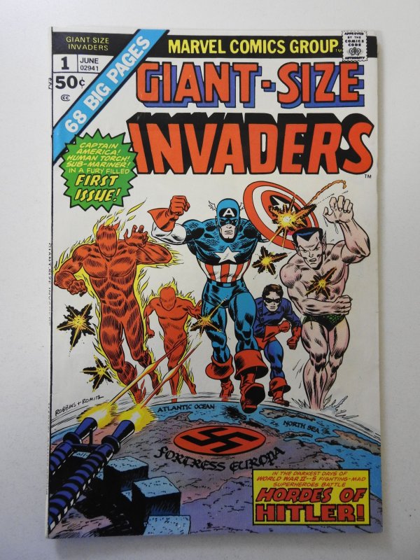 Giant-Size Invaders #1 (1975) VG+ Condition moisture stain