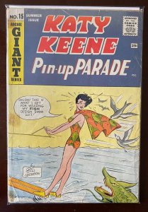 Katy Keene Pinup Parade #15 Radio 2.0 front cover detached tape on spine (1961)