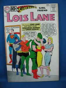 Superman Girlfriend LOIS LANE 29 F+ Green Arrow Aquaman Batman 1961