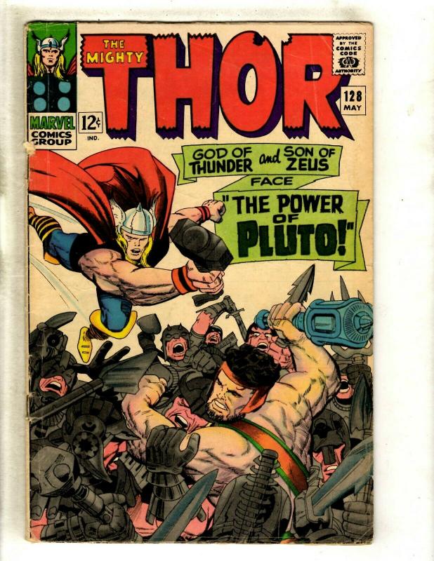 Thor # 128 VG/FN Marvel Comic Book Loki Odin Sif Avengers Hulk Iron Man GK4