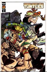 Teenage Mutant Ninja Turtles vs. Street Fighter #1 Cover D (2023) Street Fighter